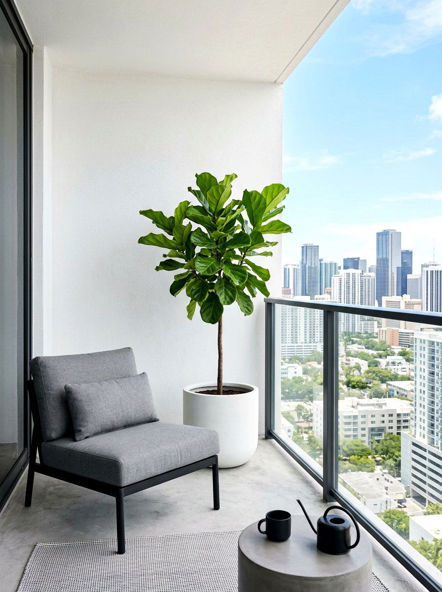 Minimalist Balcony Decor - 30 urban balcony ideas