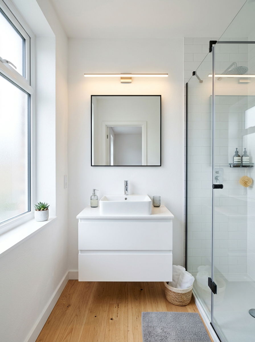Minimalist Bar Lighting - 30 vanity mirror lighting ideas