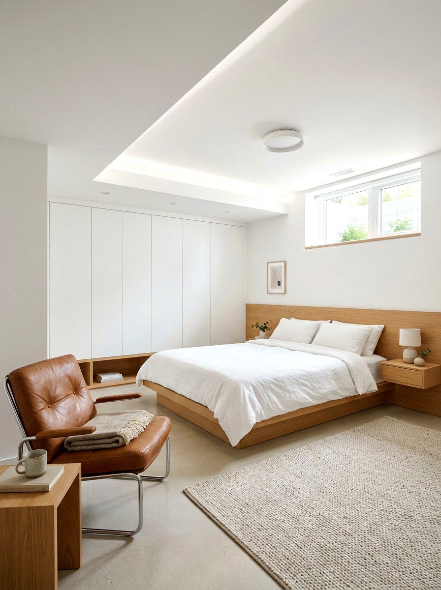 Minimalist Basement Guest Suite - 30 basement guest suite ideas