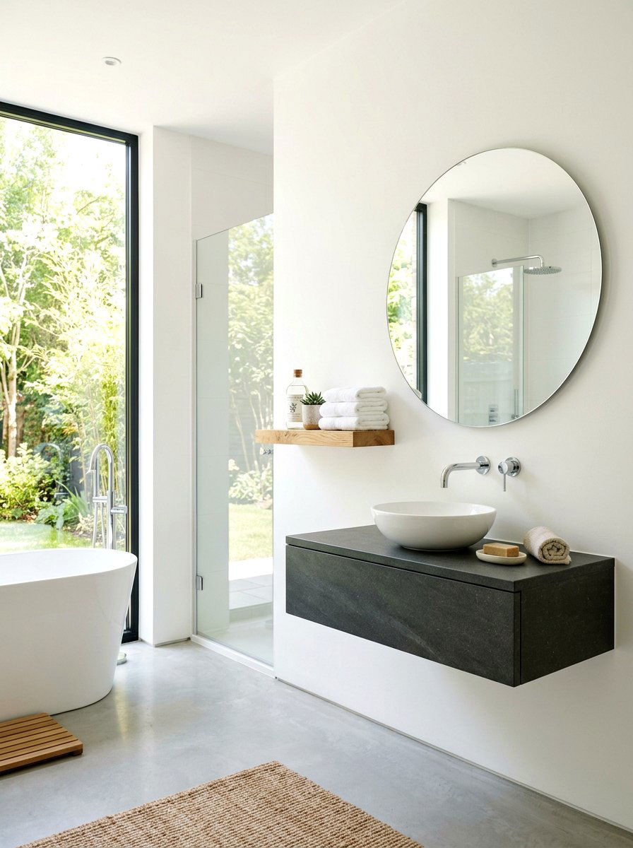Minimalist Bathroom Decor - 30 low light bathroom mood ideas