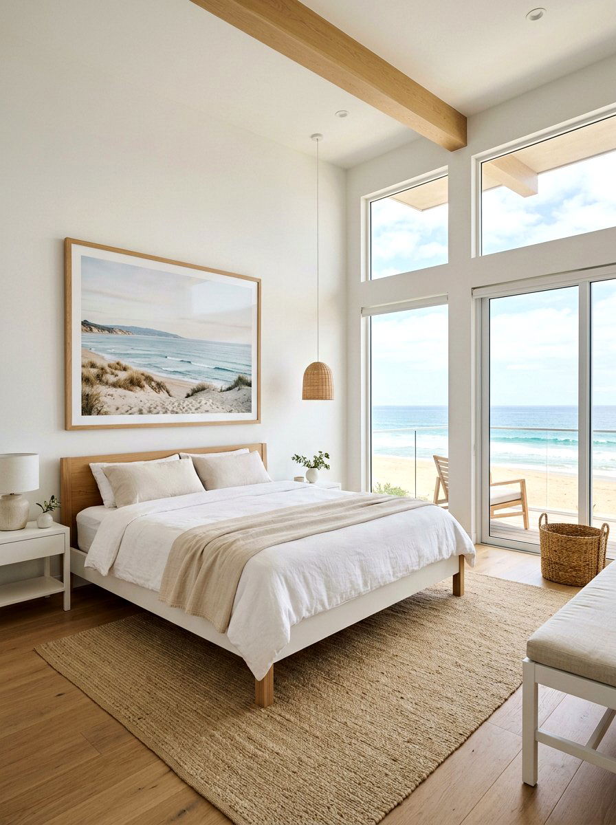 Minimalist Beach Bedroom - 30 California casual bedroom ideas