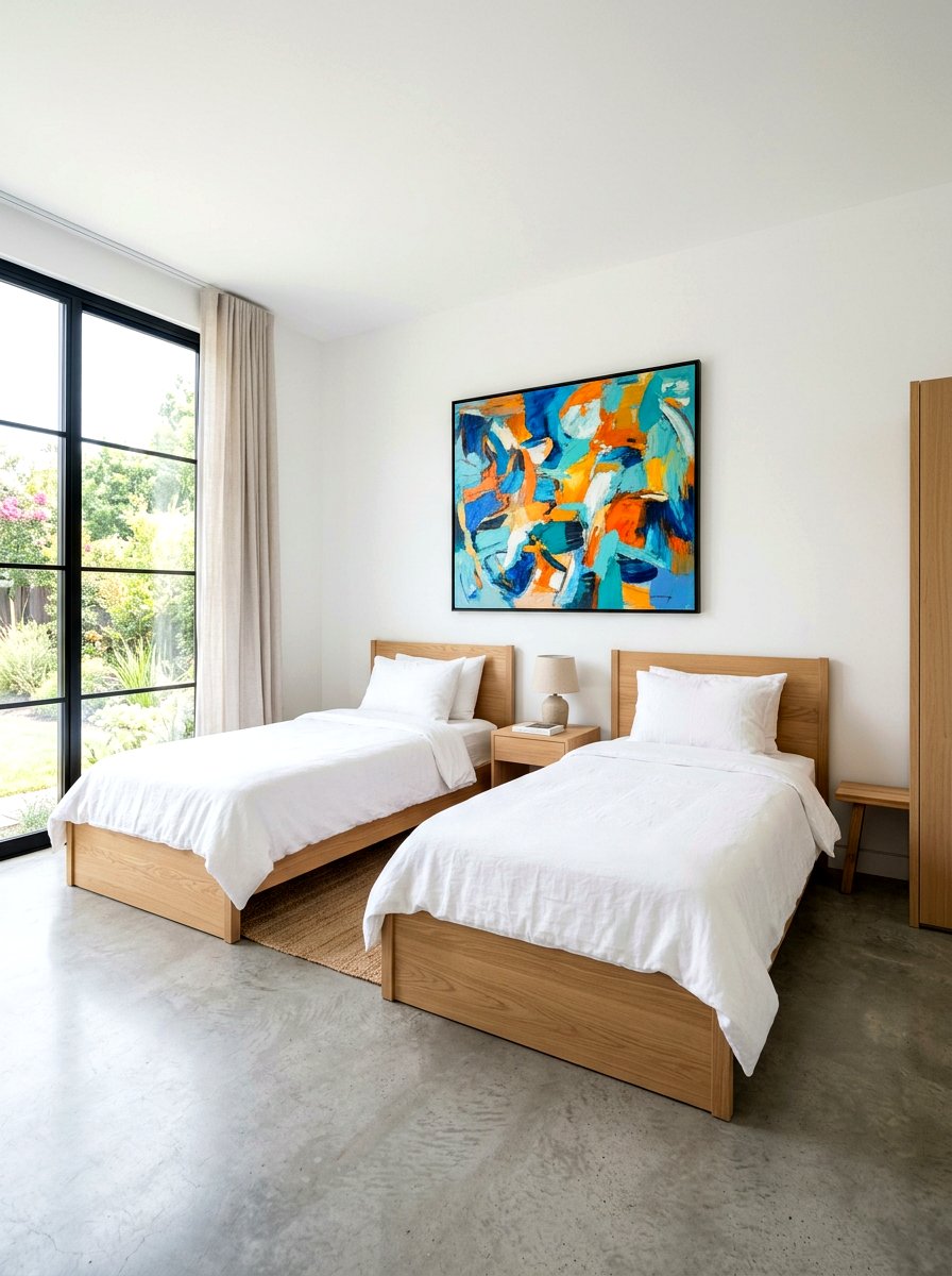 Minimalist Bedroom Layout - 30 girls shared bedroom ideas