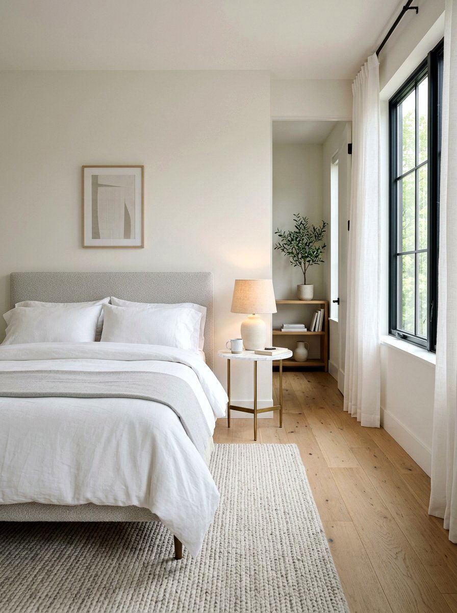 Minimalist Bedroom Marble Drink Table - 30 drink table ideas