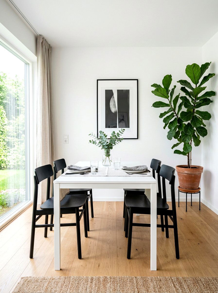 Minimalist Black Chairs - 30 statement dining chairs ideas