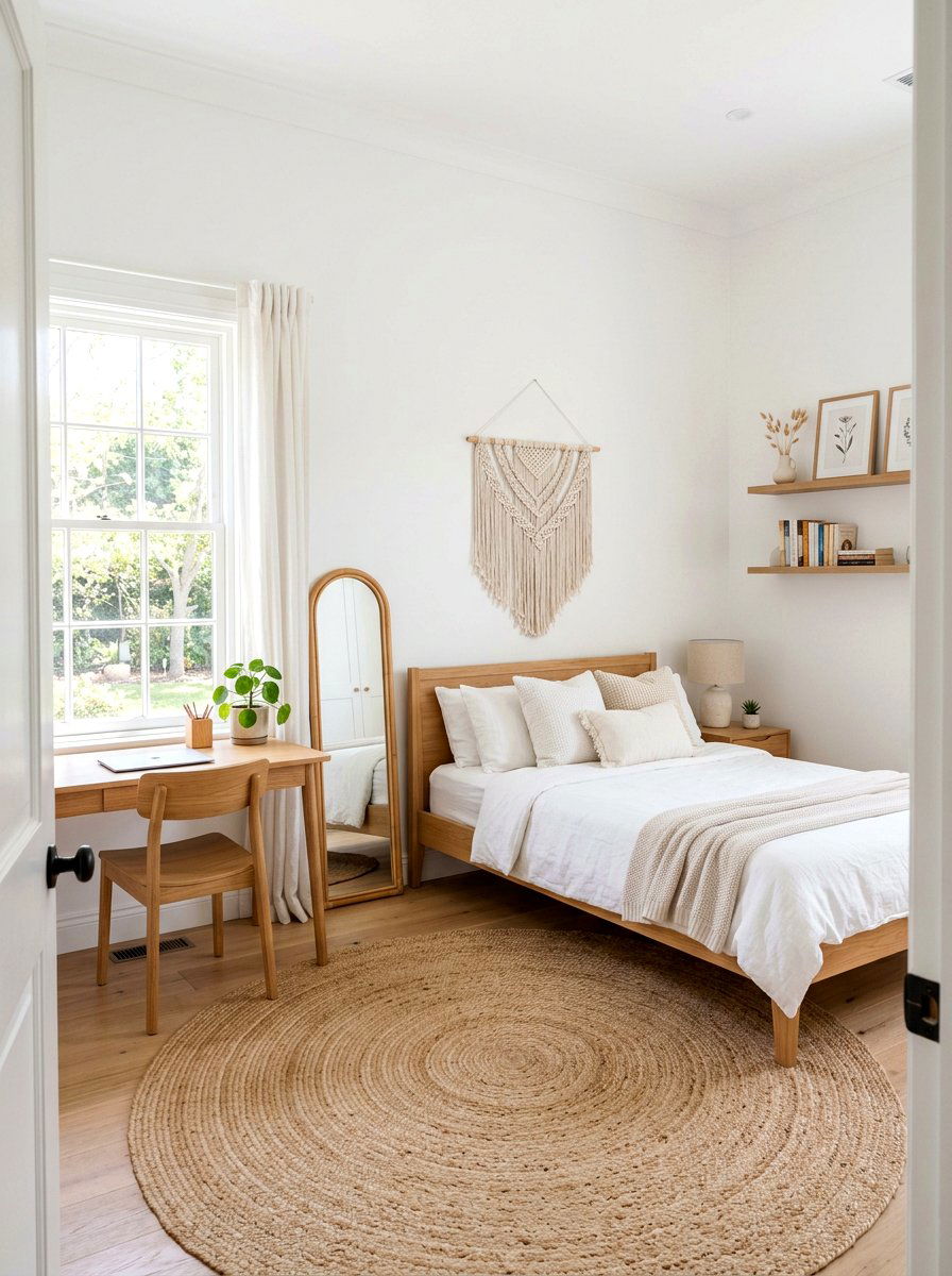 Minimalist Boho Teen Room - 30 boho teen room ideas