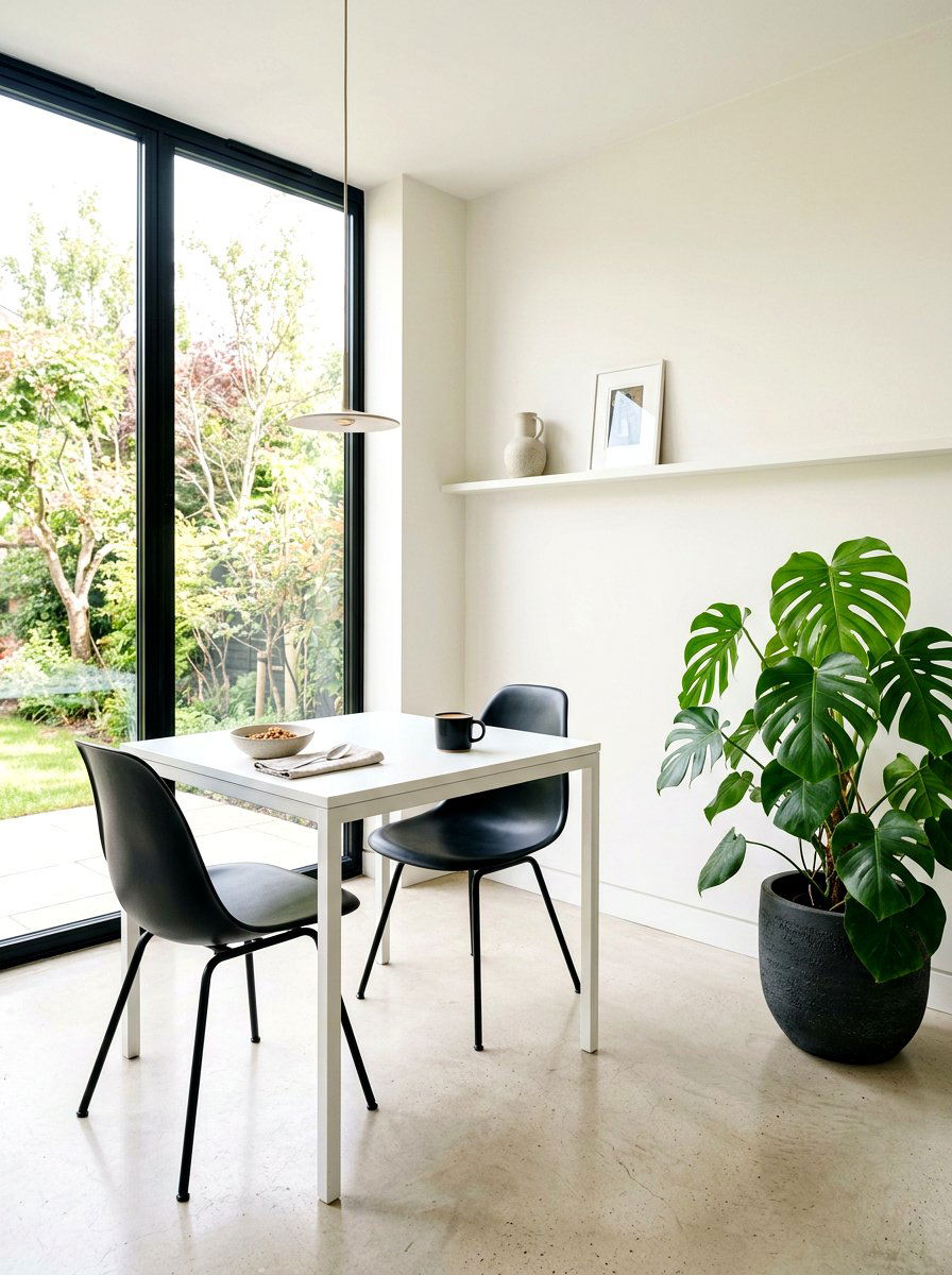 Minimalist Breakfast Nook - 30 cozy breakfast corner ideas