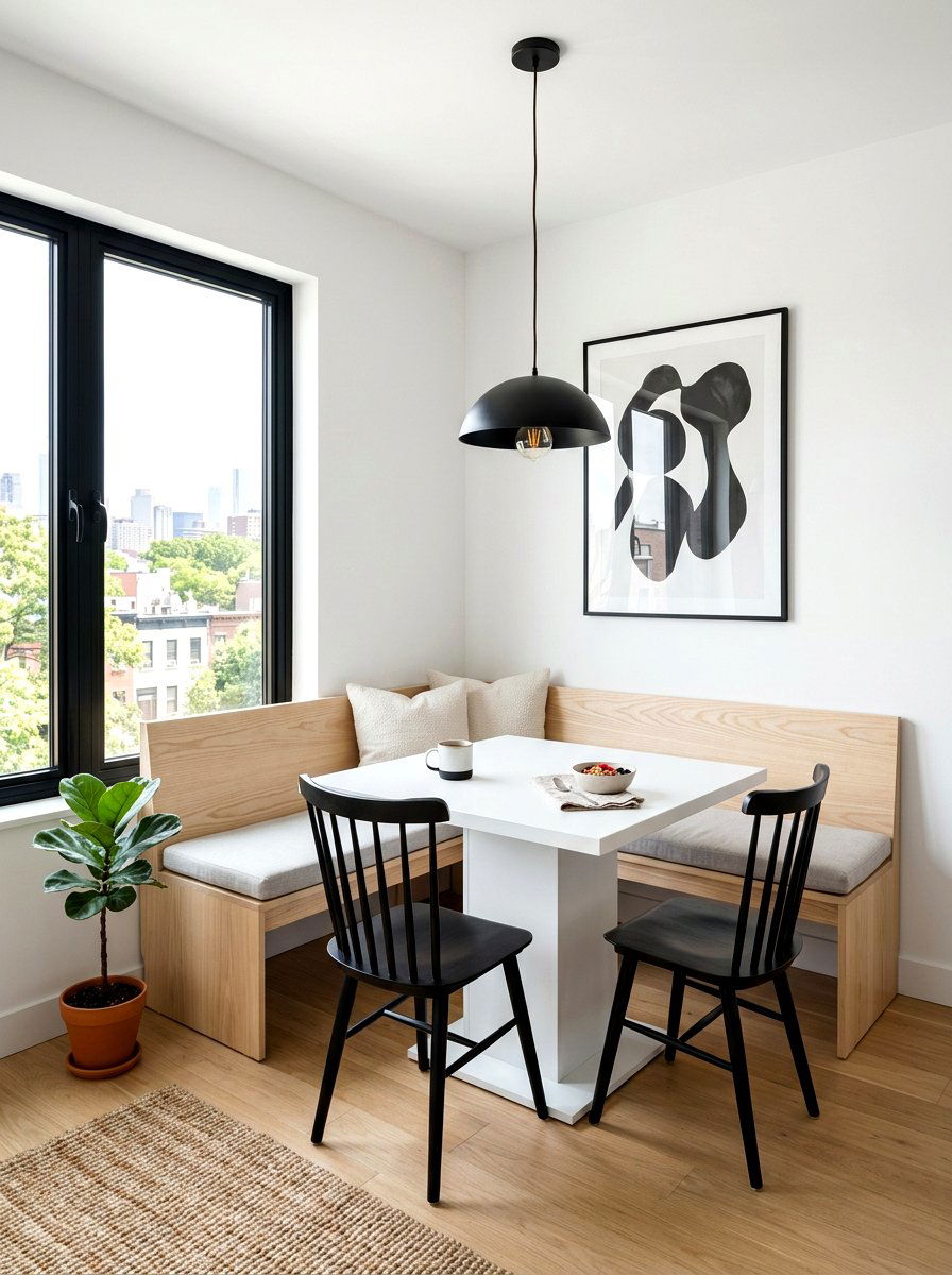 Minimalist Breakfast Nook Bench - 30 breakfast nook bench ideas