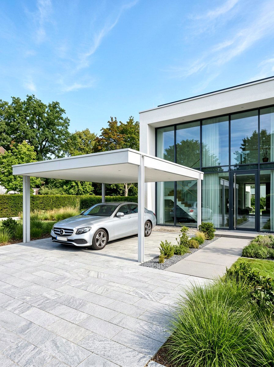 Minimalist Carport - 30 carport design ideas
