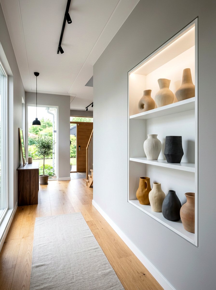 Minimalist Ceramic Display - 30 niche shelf styling ideas