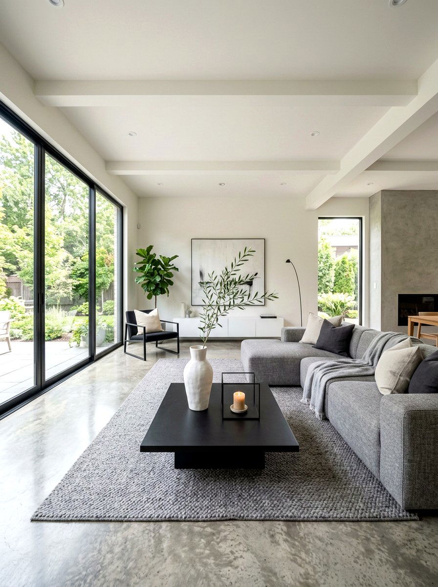 Minimalist Ceramic Vase - 30 coffee table seasonal decor ideas