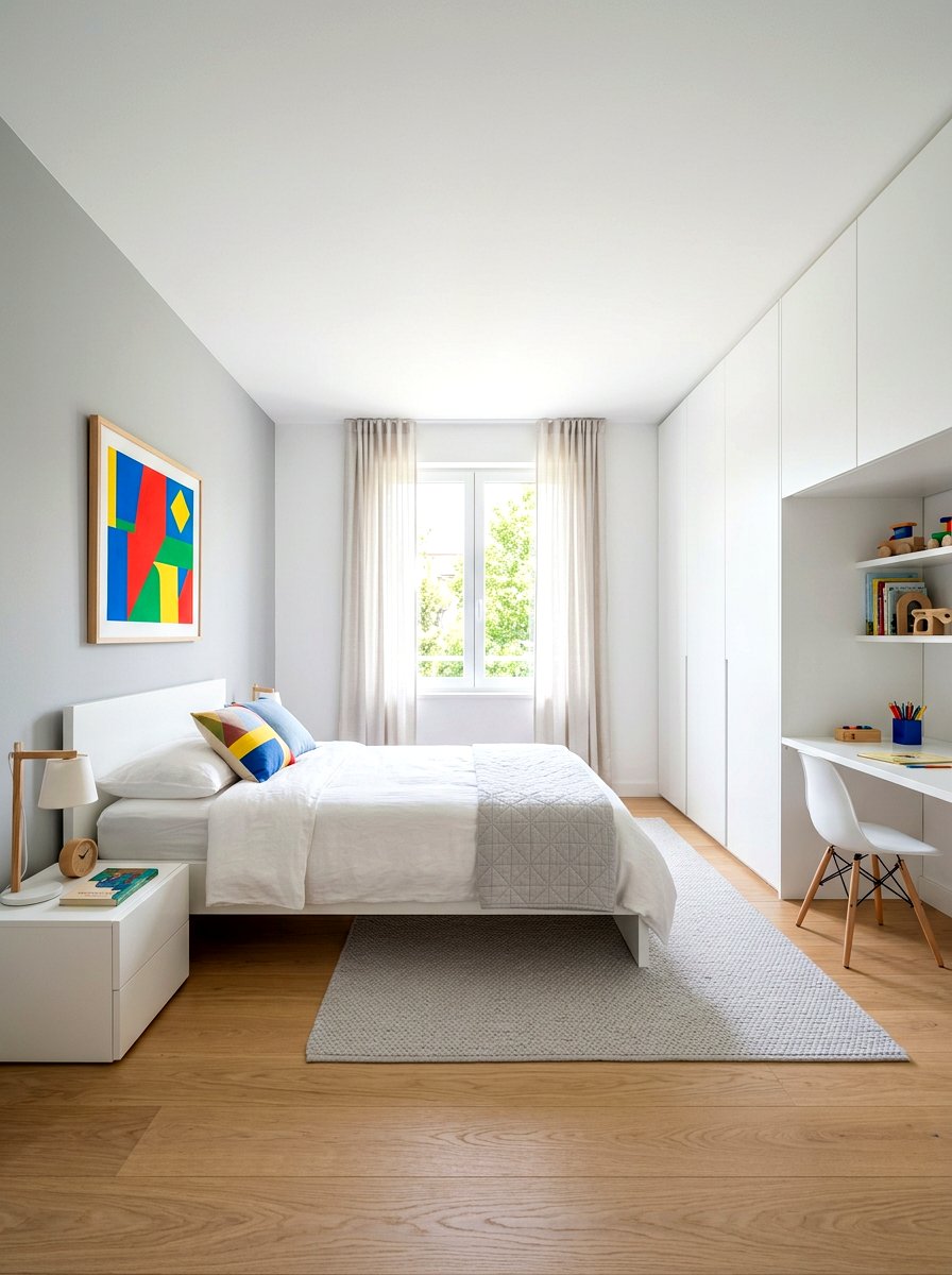 Minimalist Childrens Room - 30 Pinterest kids room ideas