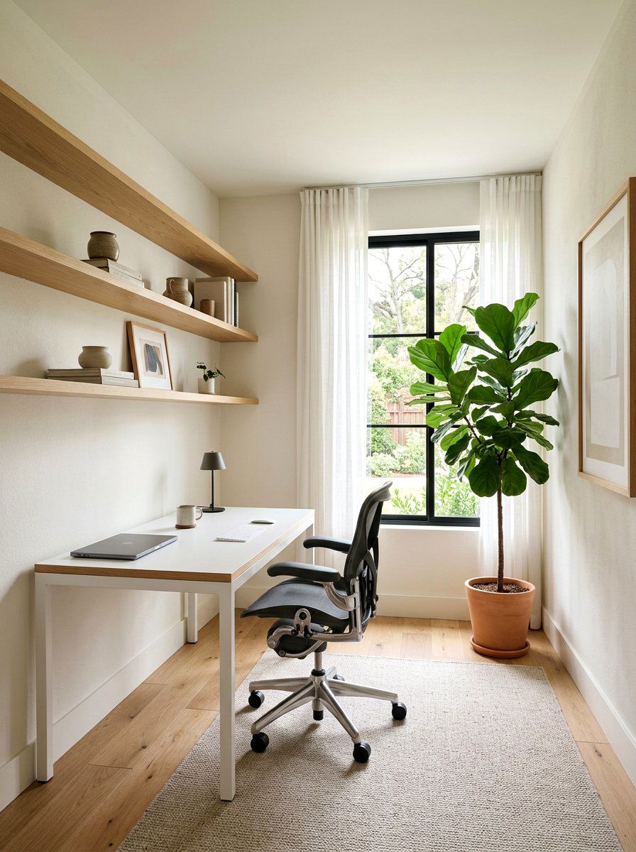 Minimalist Classic Office - 30 classic office library ideas