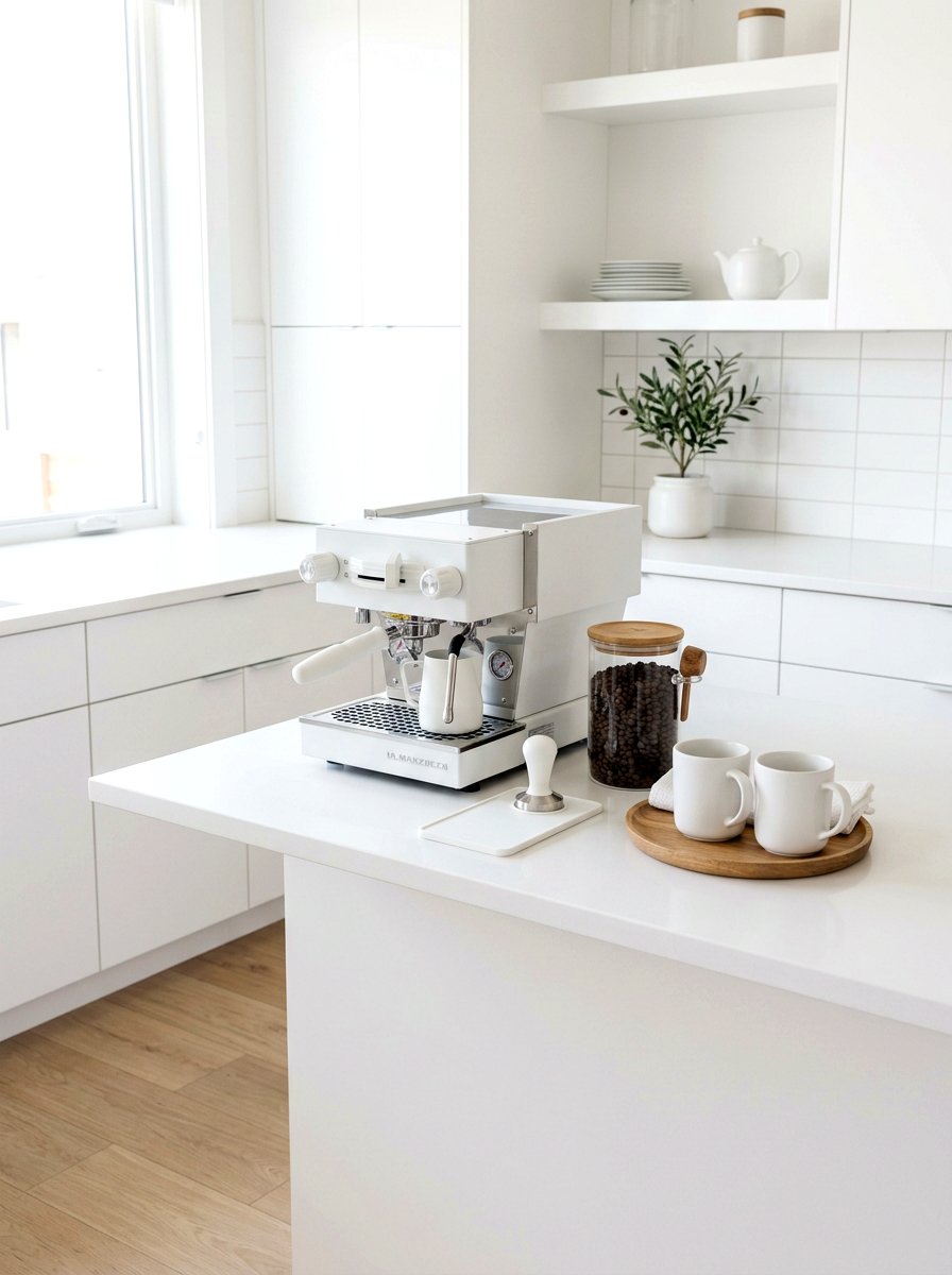 Minimalist Coffee Countertop Organization - 30 espresso nook kitchen ideas