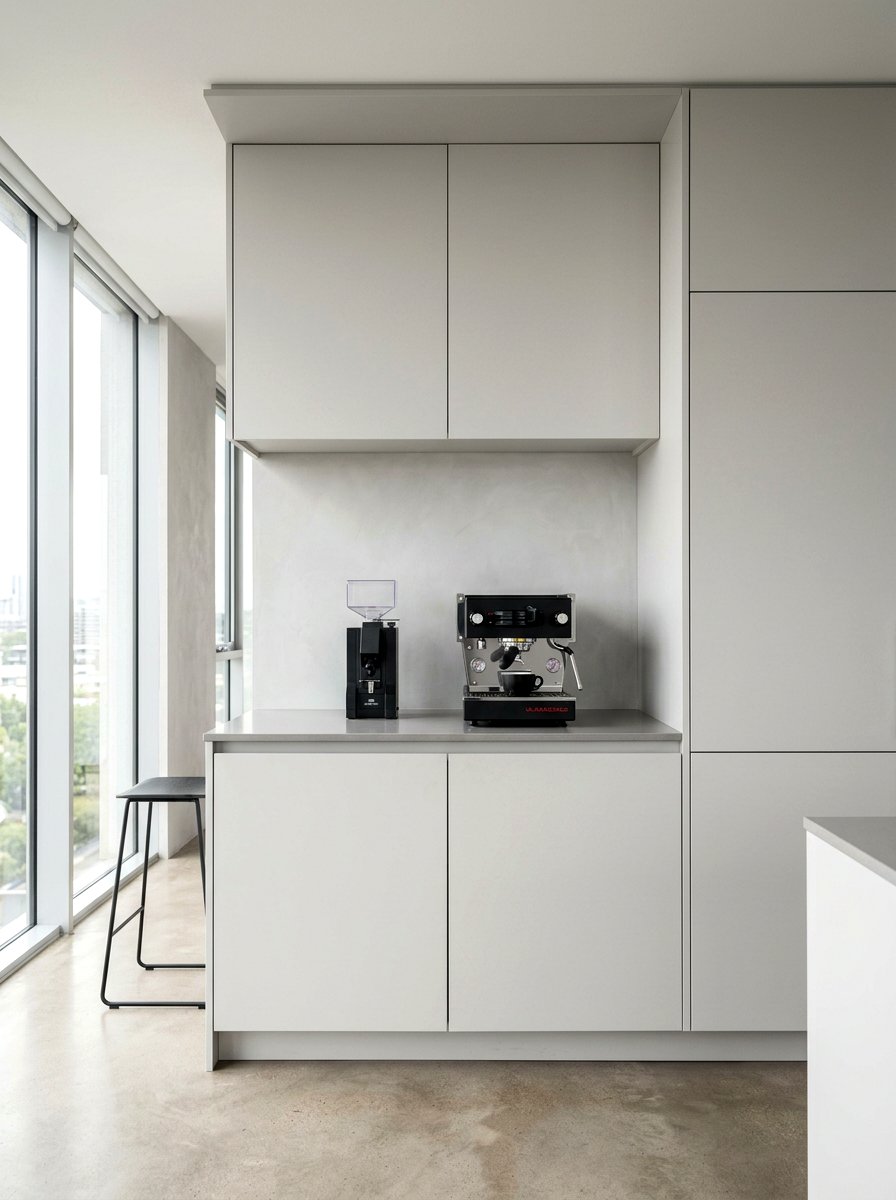 Minimalist Coffee Station - 30 coffee nook pantry ideas