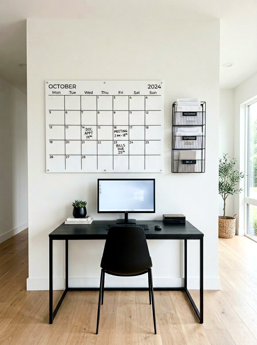 Minimalist Command Center - 30 command center ideas