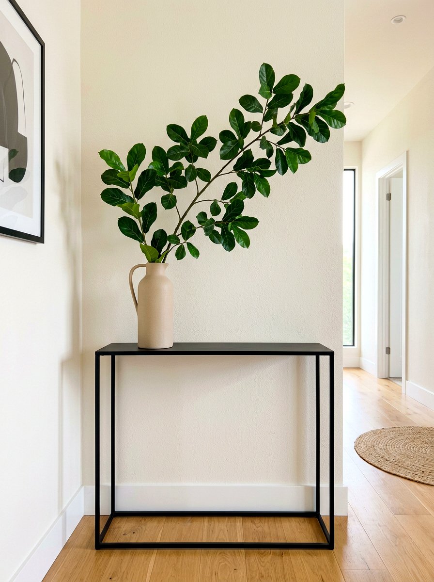Minimalist Console Decor - 30 console table decor ideas