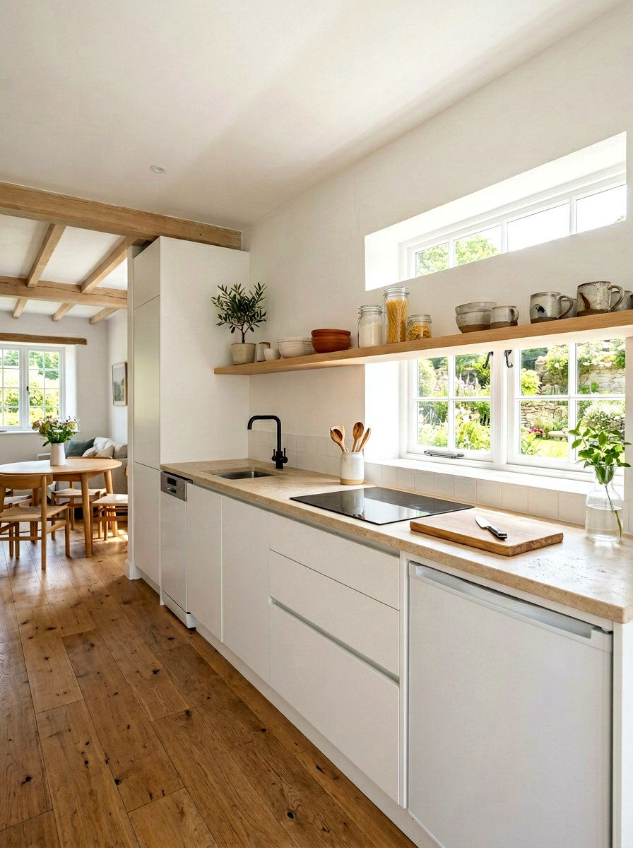 Minimalist Cottage Kitchen - 30 small cottage kitchen ideas