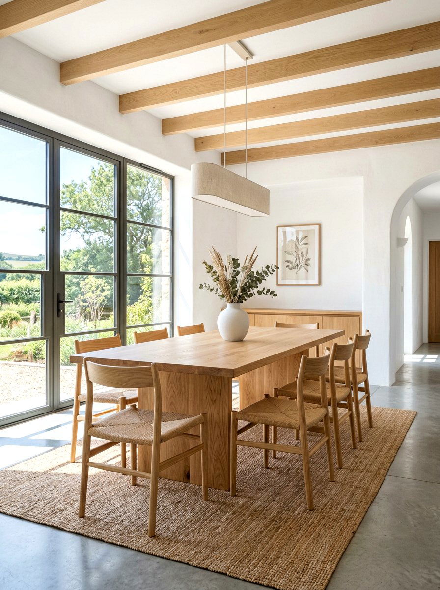 Minimalist Country Dining Room - 30 English dining room ideas