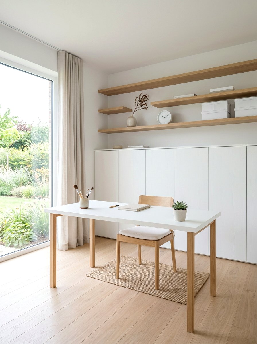 Minimalist Craft Room - 30 craft room ideas