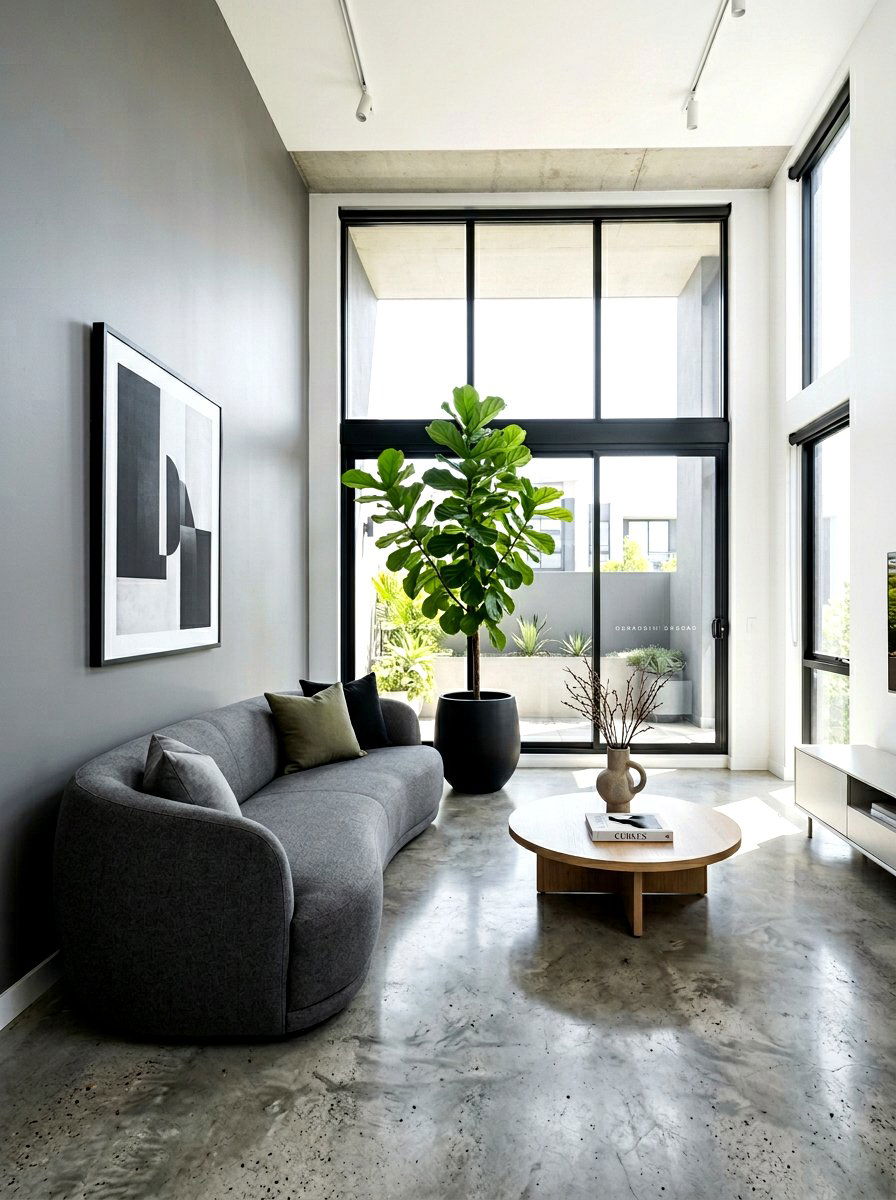 Minimalist Curved Sofa - 30 curved sofa living room ideas