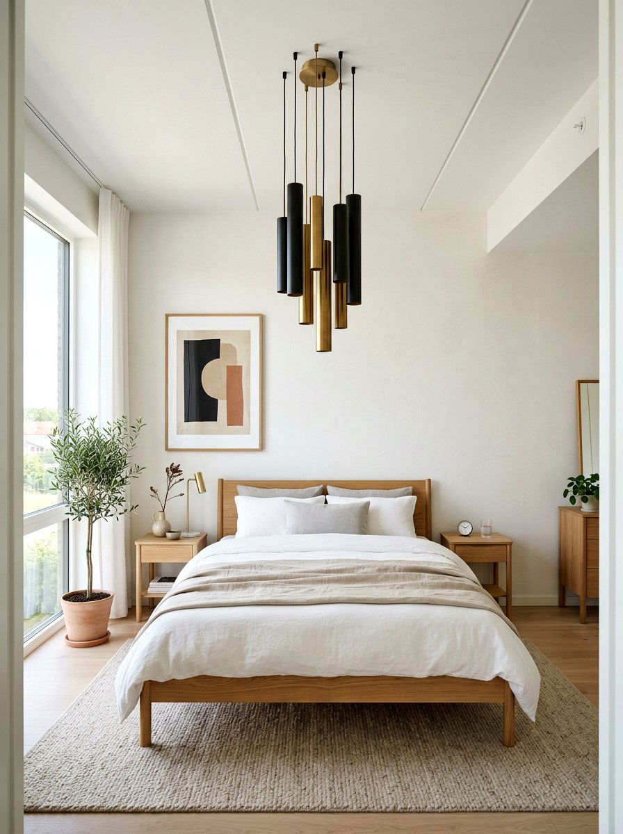 Minimalist Cylinder Cluster - 30 pendant light cluster ideas
