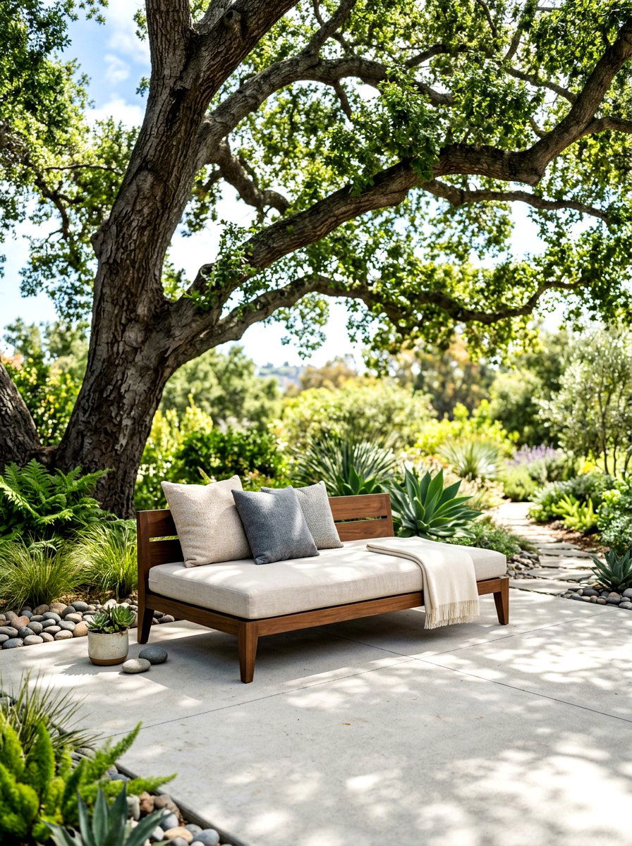 Minimalist Daybed - 30 sculptural outdoor furniture ideas