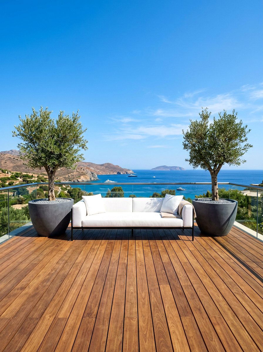 Minimalist Deck Lounge - 30 modern backyard lounge ideas