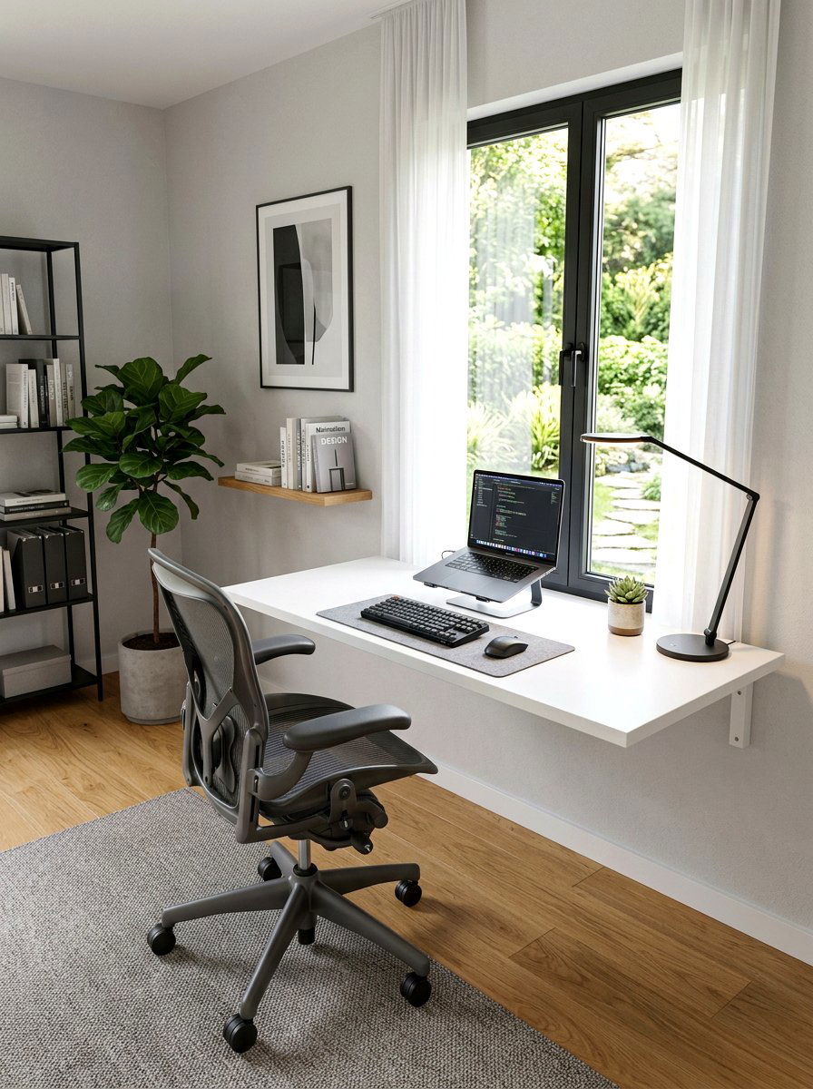 Minimalist Desk Setup - 30 home office decor ideas