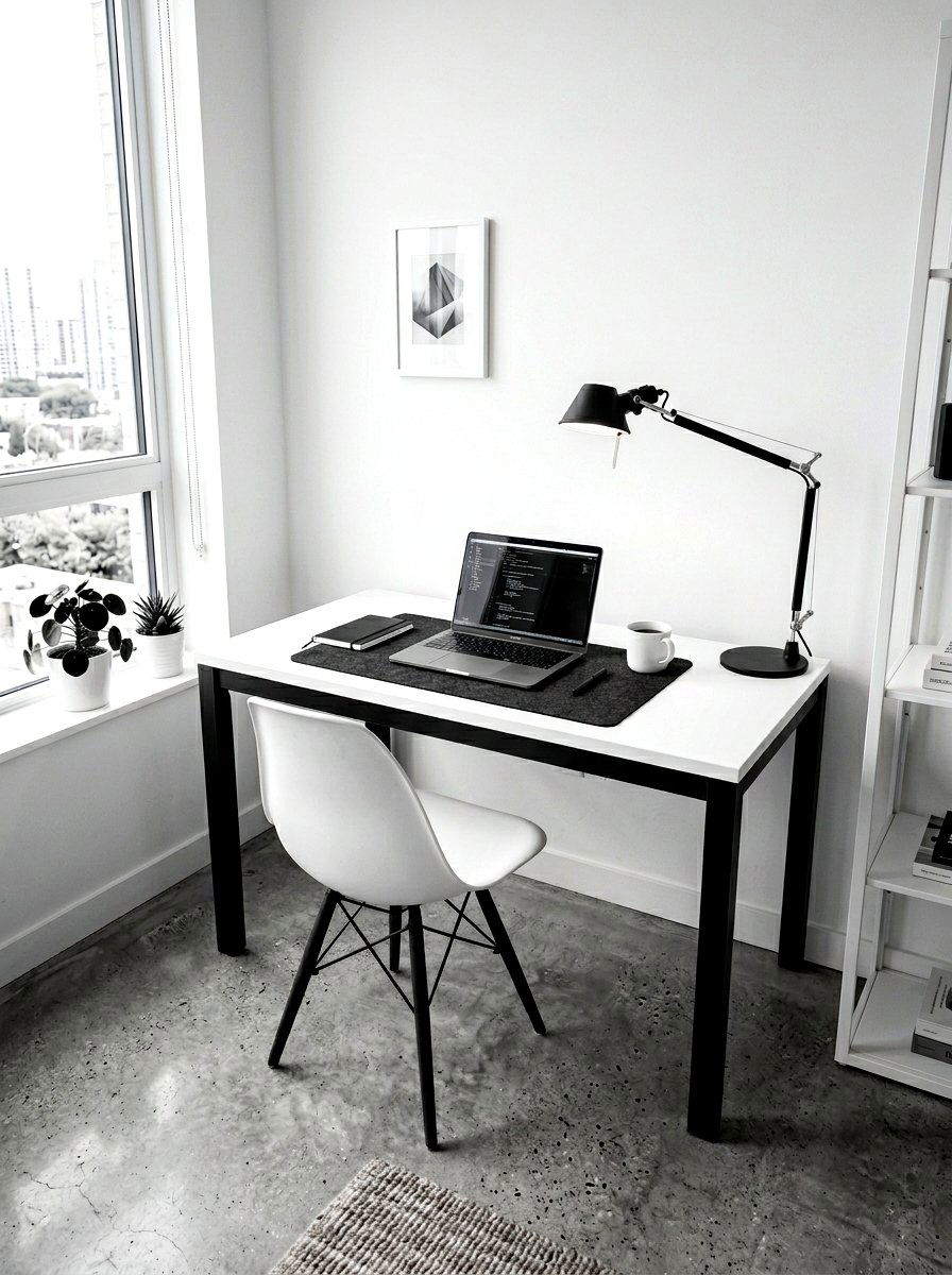 Minimalist Desk Setup - 30 writing desk nook ideas