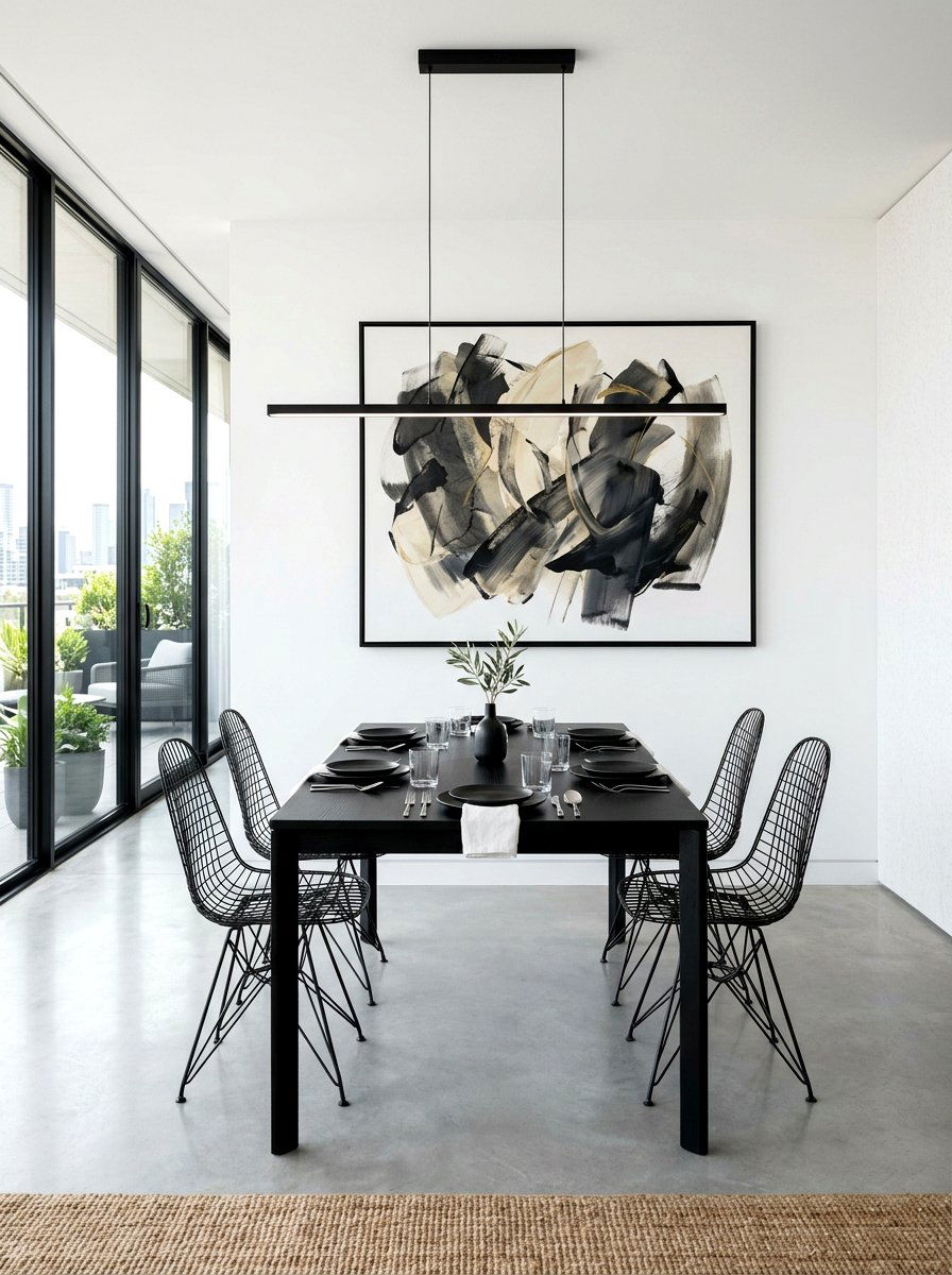 Minimalist Dining Room - 30 dining room makeover ideas