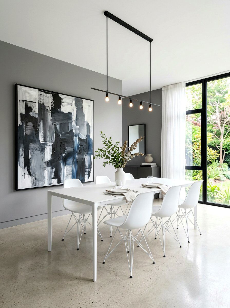 Minimalist Dining Room - 30 romantic dinner room ideas
