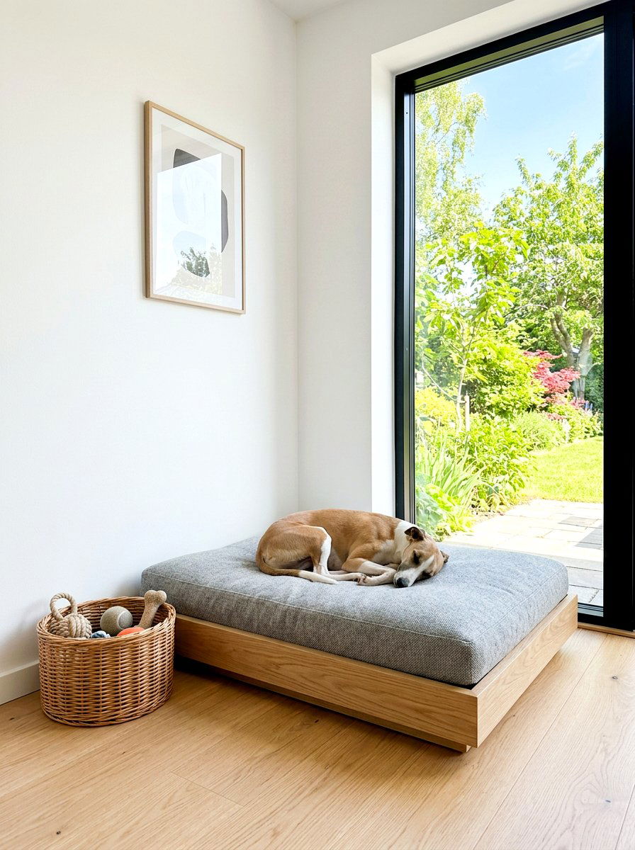 Minimalist Dog Lounge - 30 dog room ideas
