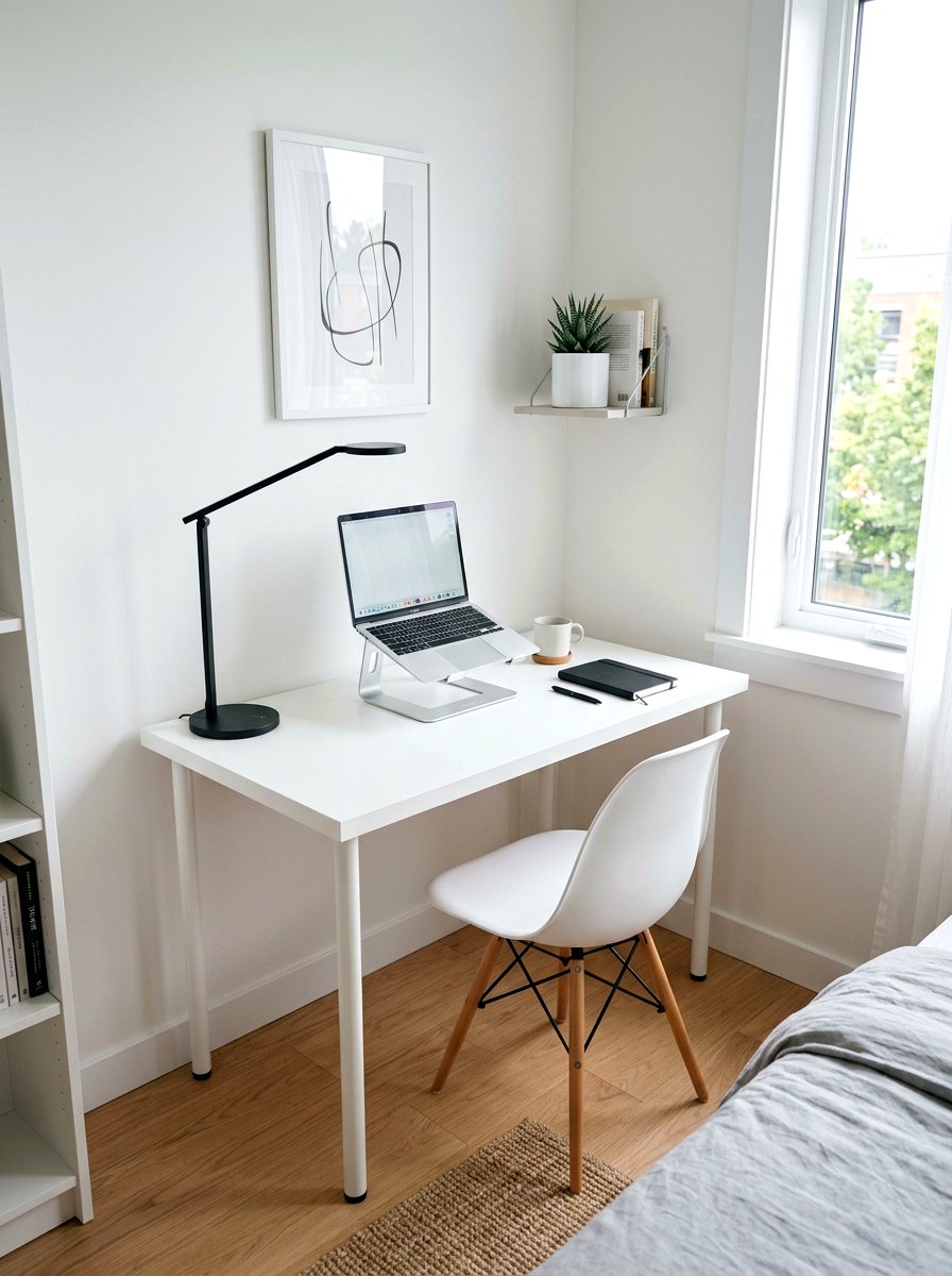 Minimalist Dorm Desk - 30 dorm desk ideas