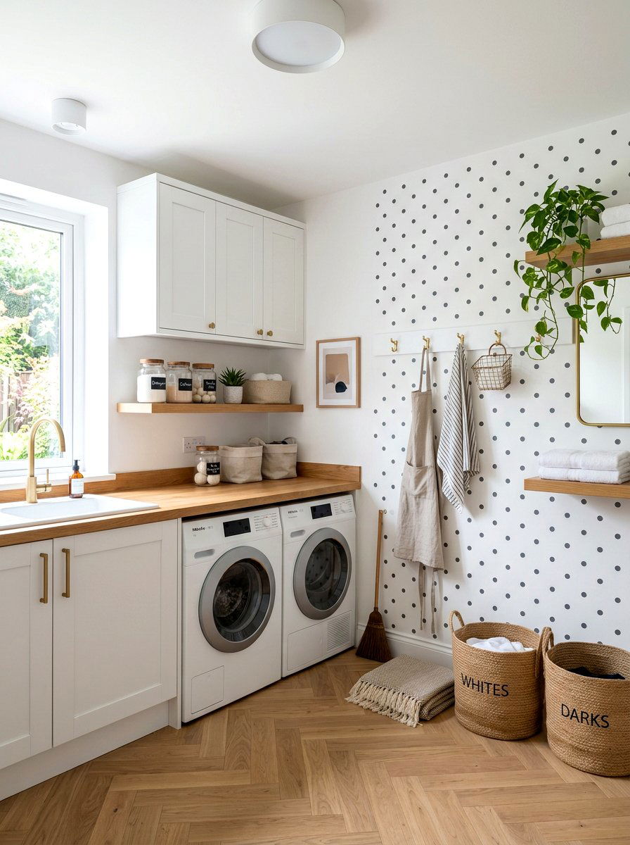Minimalist Dot Mural - 30 small room mural ideas