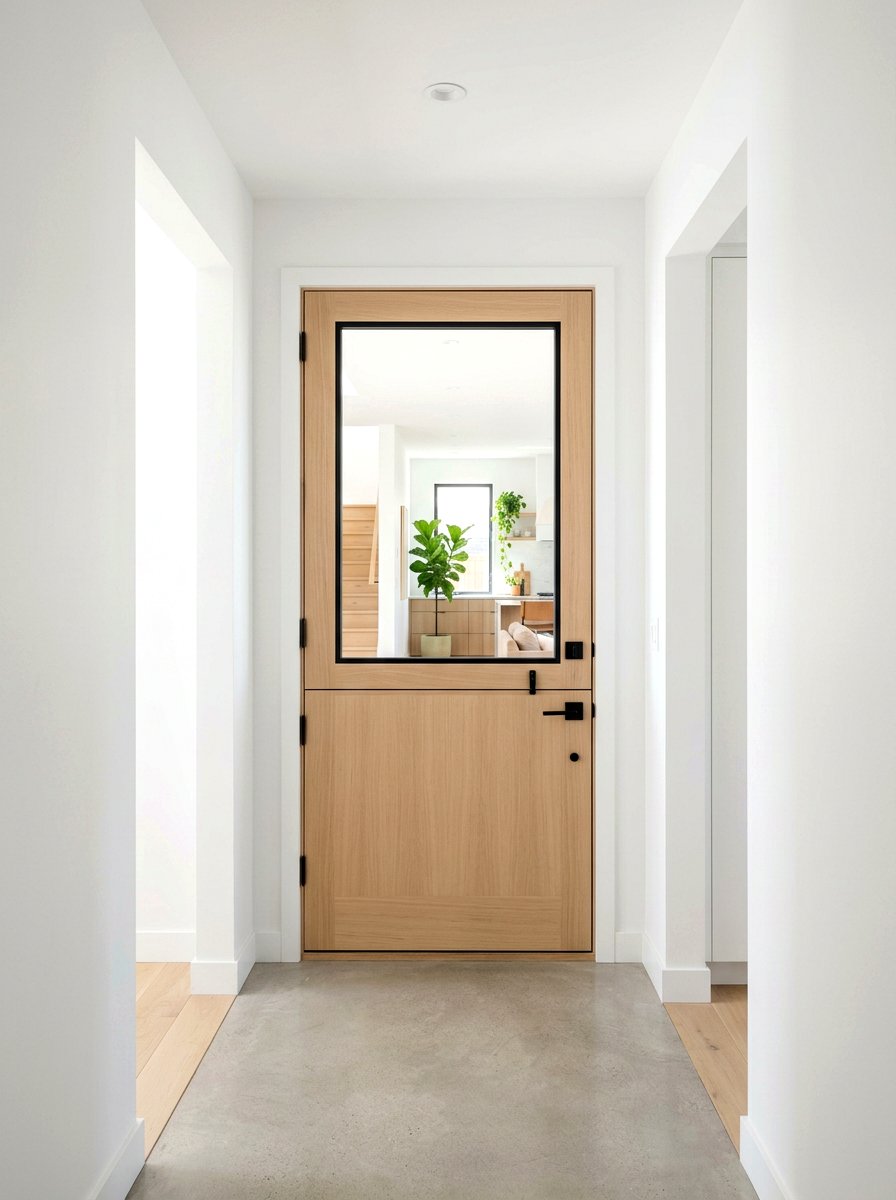 Minimalist Dutch Door - 30 Dutch door ideas