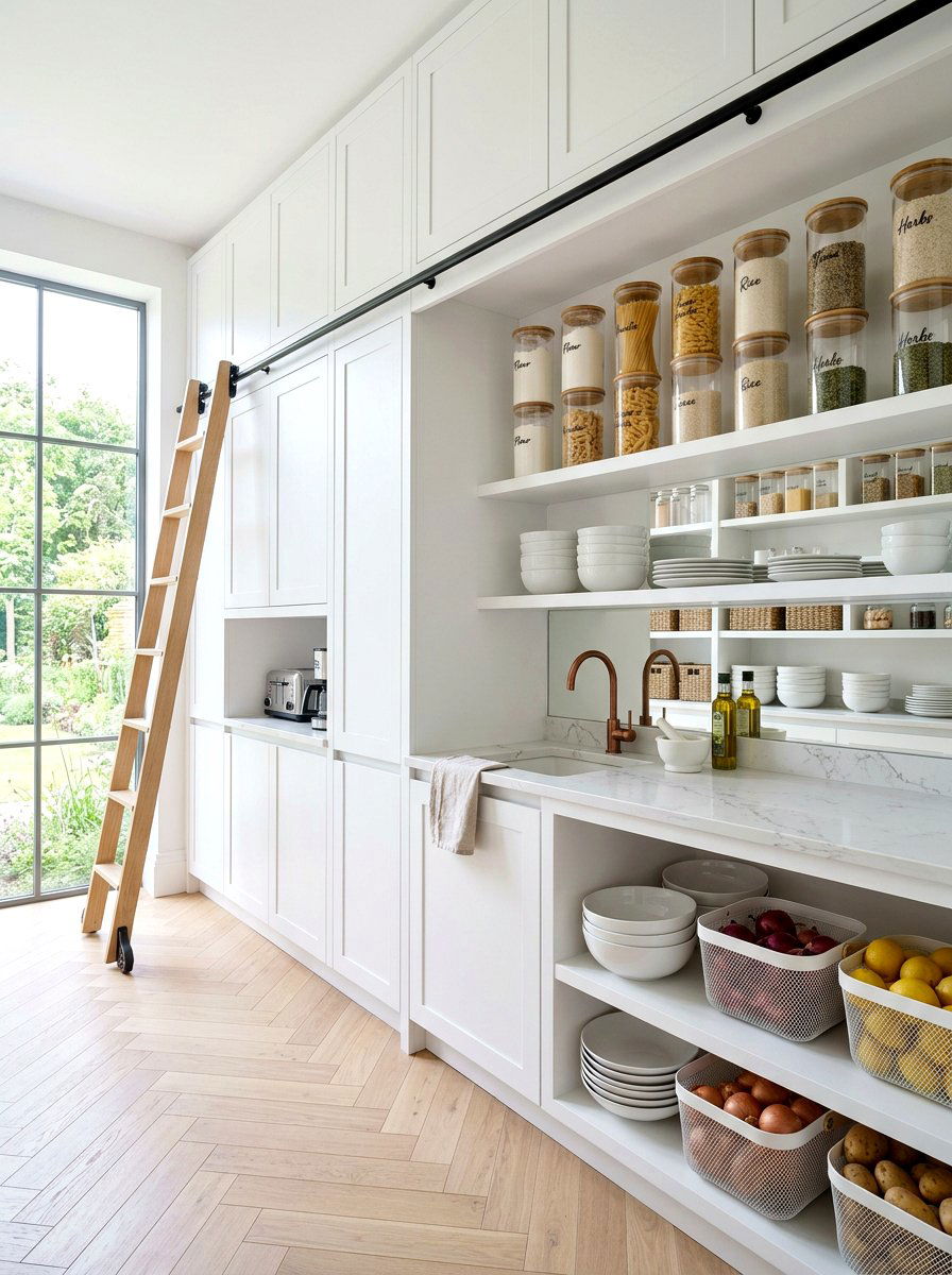 Minimalist English Pantry - 30 English pantry kitchen ideas
