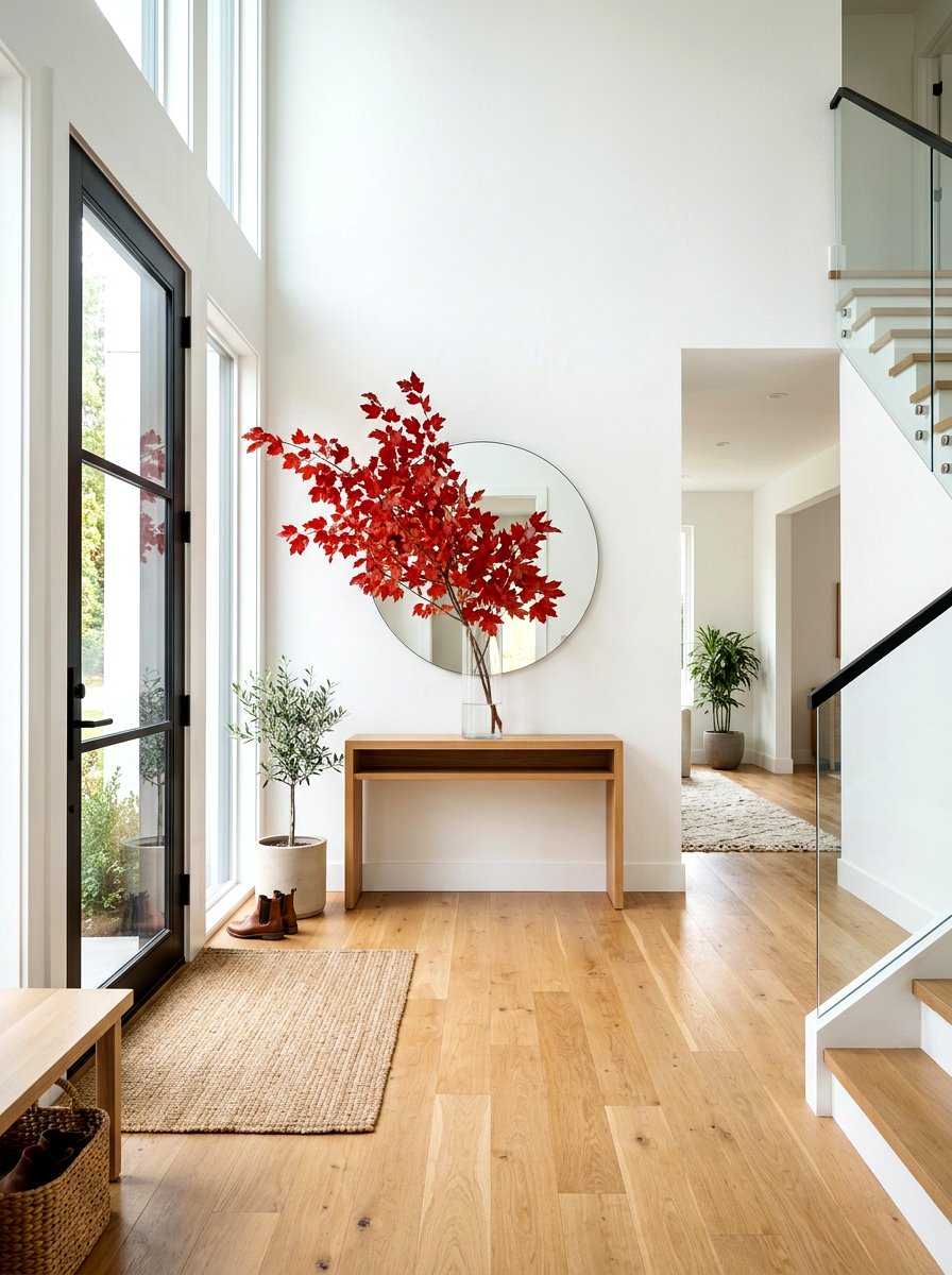 Minimalist Fall Decor - 30 fall entryway decor ideas