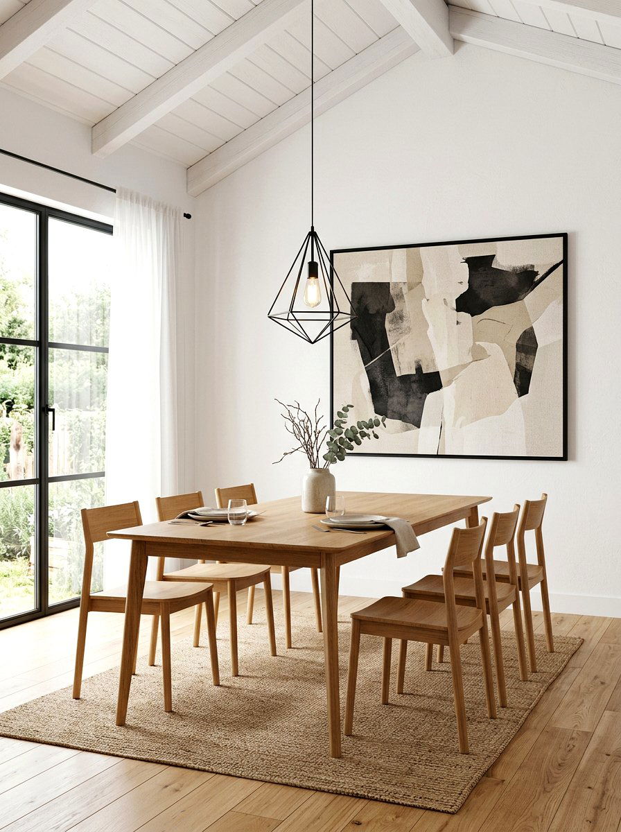 Minimalist Farmhouse Dining Room - 30 farmhouse dining room ideas