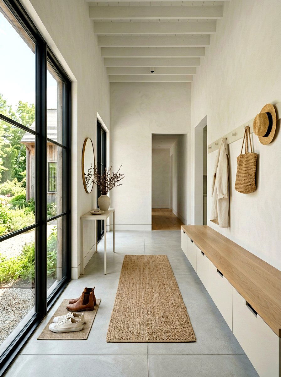 Minimalist Farmhouse Mudroom - 30 farmhouse mudroom ideas
