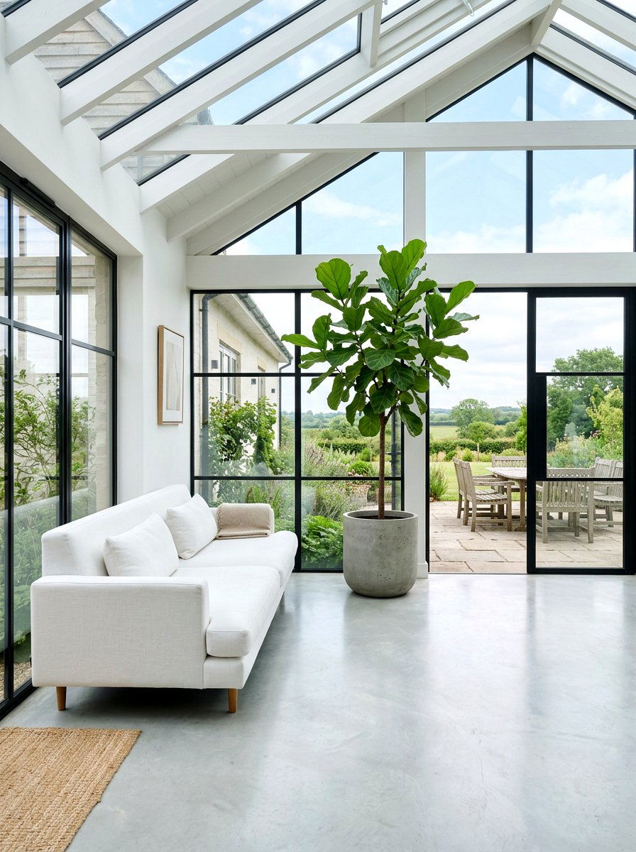 Minimalist Farmhouse Sunroom - 30 farmhouse sunroom ideas