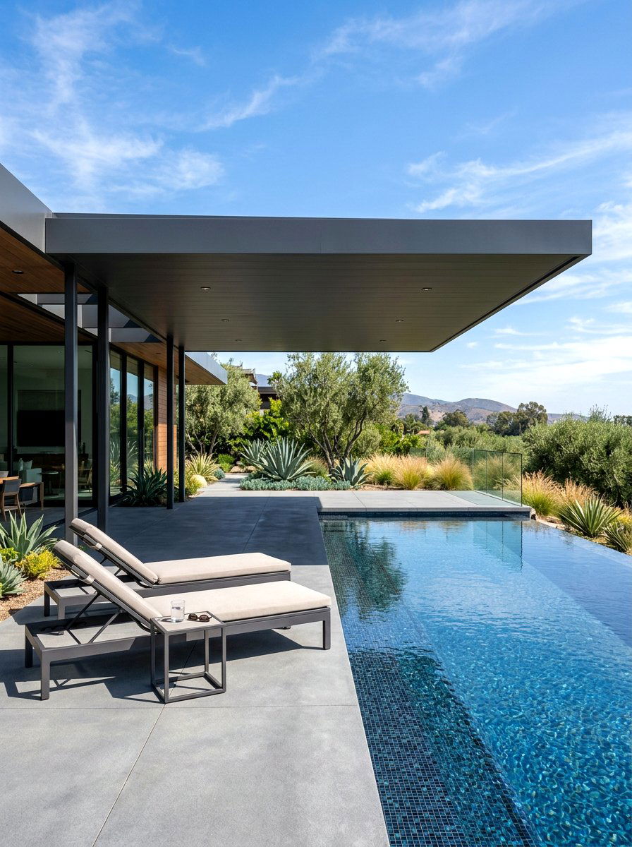 Minimalist Flat Roof - 30 attached patio cover ideas