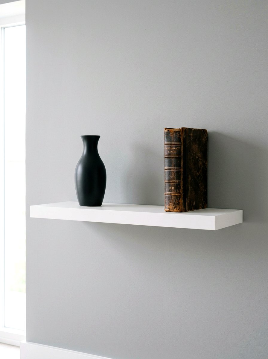 Minimalist Floating Shelf With Vintage Book Accents - 30 vintage book decor ideas