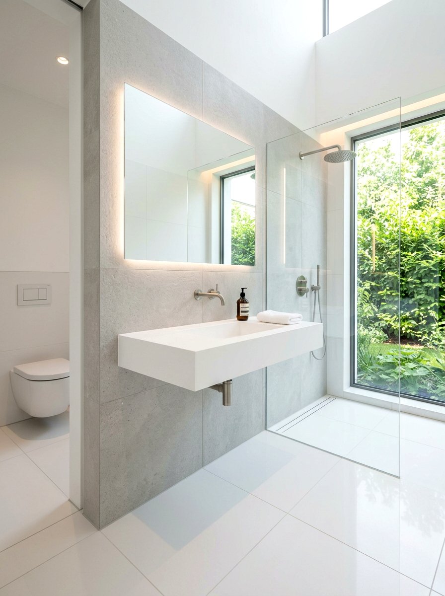 Minimalist Floating Sink - 30 bathroom sink ideas