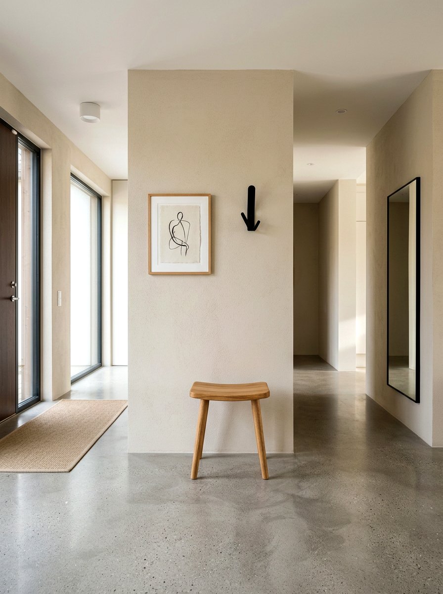 Minimalist Foyer - 30 apartment entryway styling ideas
