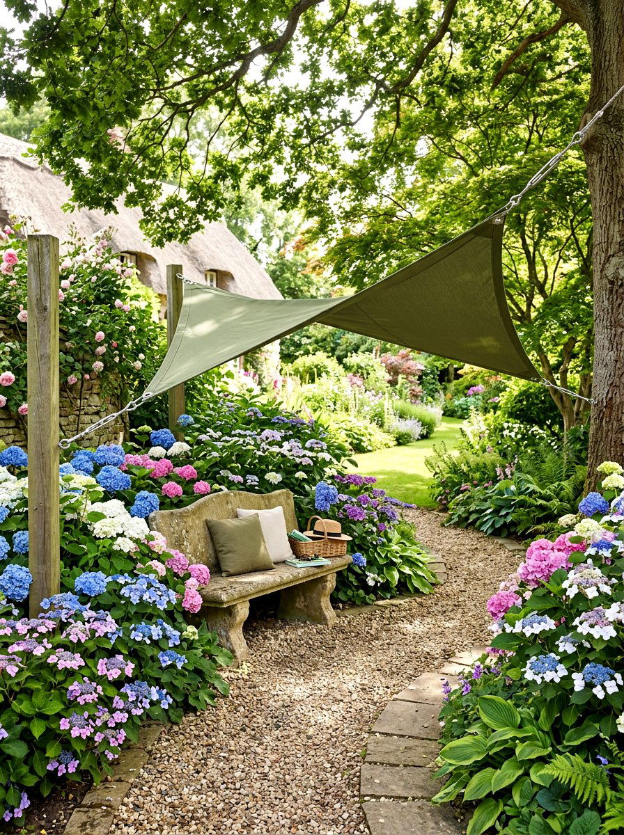 Minimalist Garden Shade Sail - 30 shade sail ideas