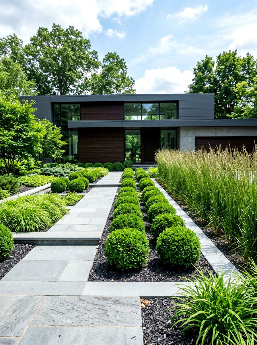 Minimalist Garden - 30 modern front yard ideas