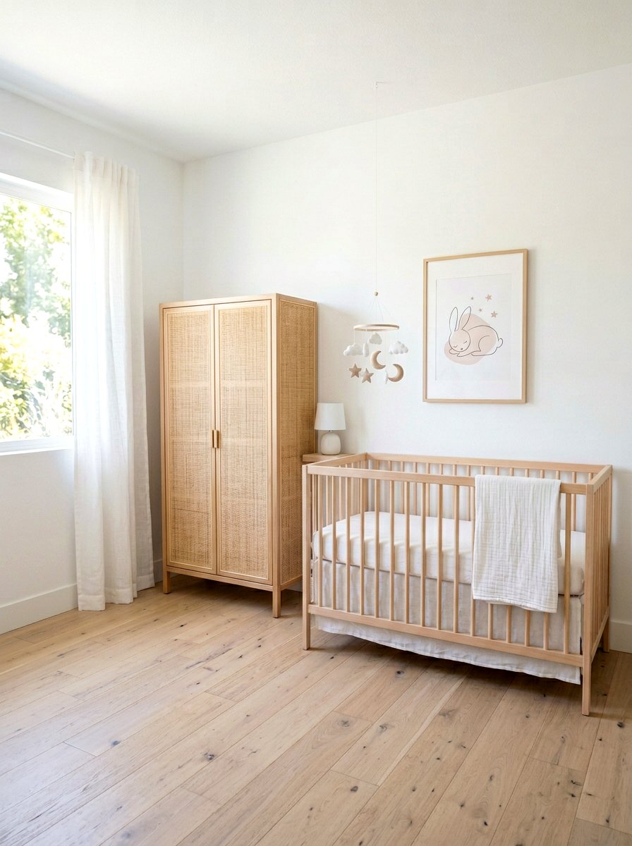 Minimalist Girl Nursery - 30 girl nursery ideas