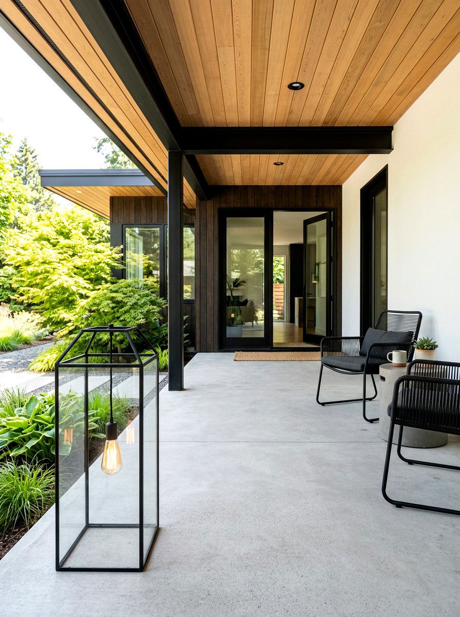 Minimalist Glass Lantern For Modern Porch - 30 porch lantern styling ideas aesthetic