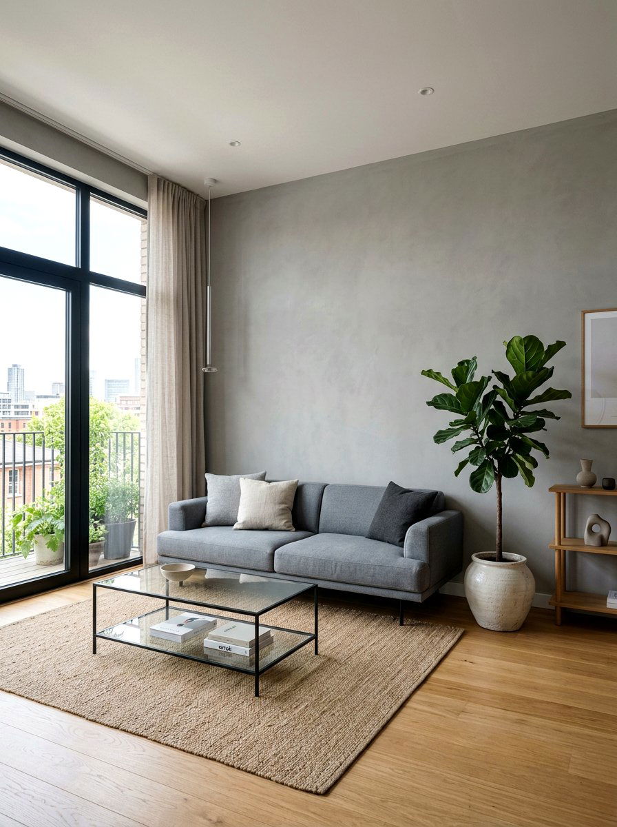 Minimalist Gray Living Room Decor - 30 steel gray living room ideas