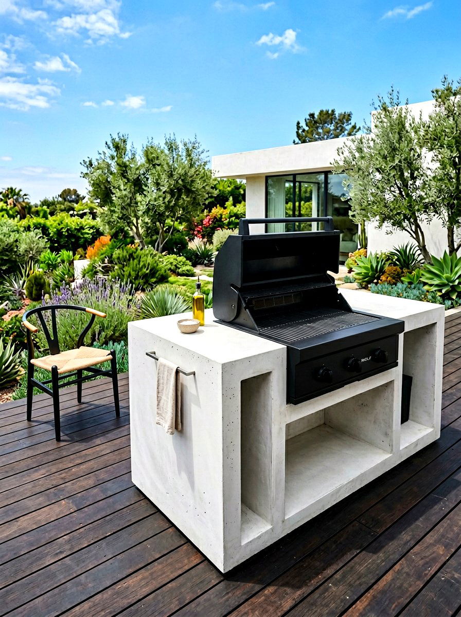 Minimalist Grill Setup - 30 deck grill station ideas